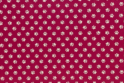 Pink & White Pawprint- Printed Pattern Designs (Sets)