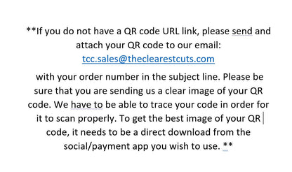COMPLETELY Customize My Icon/QR Acrylic Social/Payment Sign!