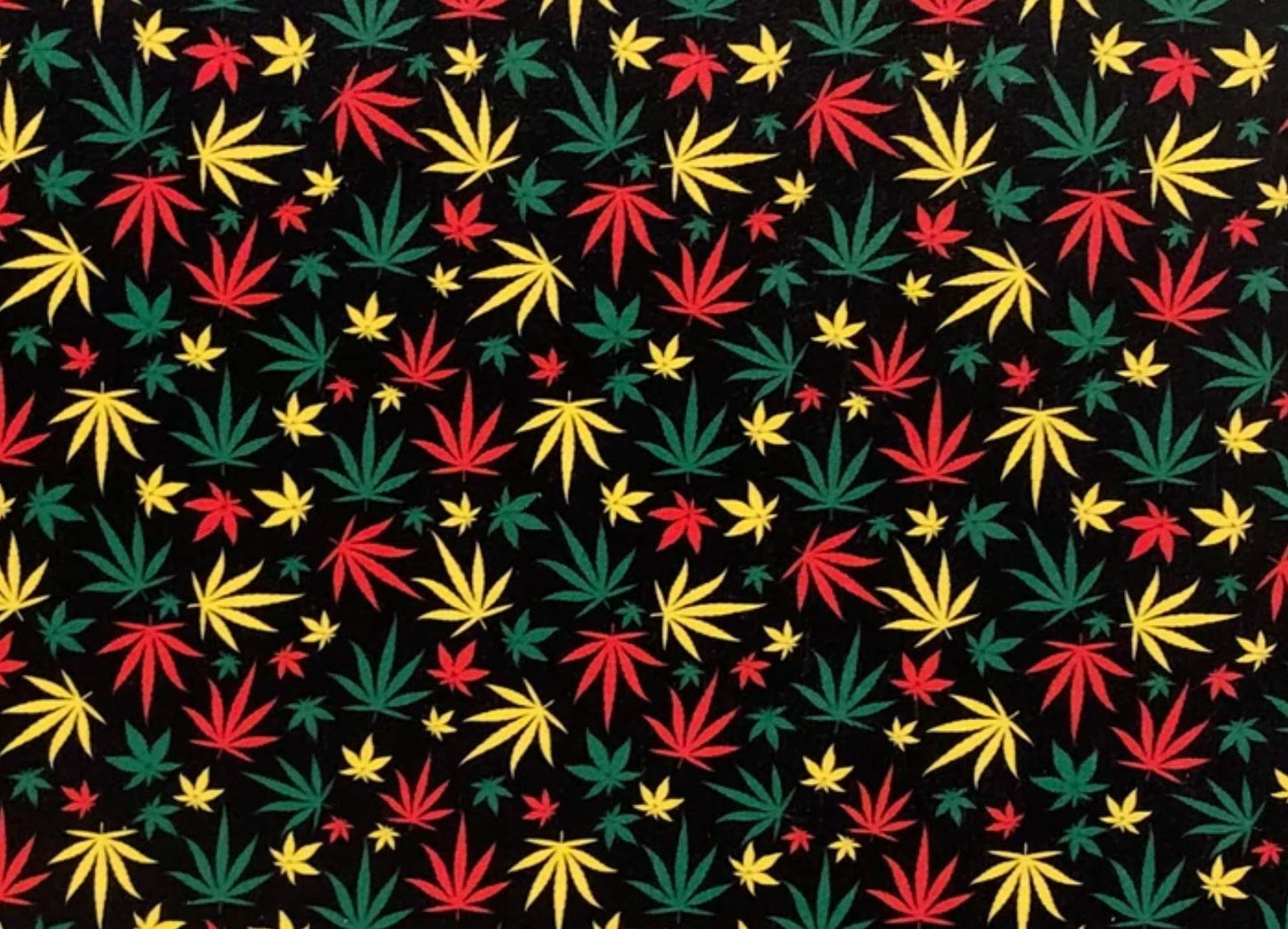 R.Y.G. Cannabis Leaf- Printed Pattern Designs (Sets)