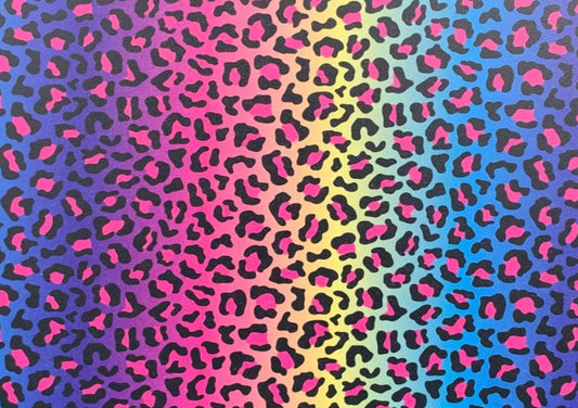 Rainbow Cheetah- Printed Pattern Designs (Sets)