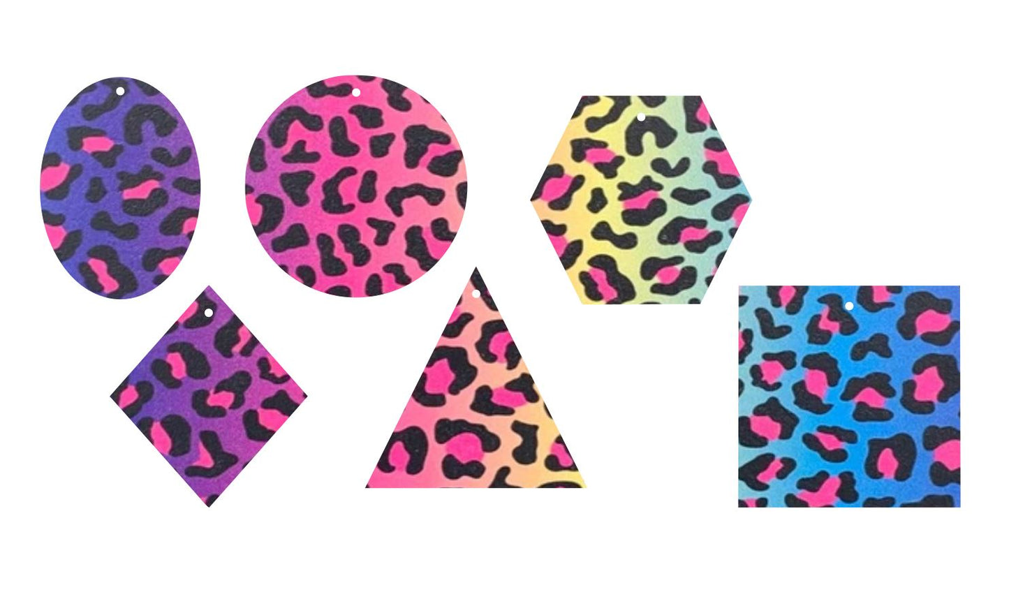 Rainbow Cheetah- Printed Pattern Designs (Sets)