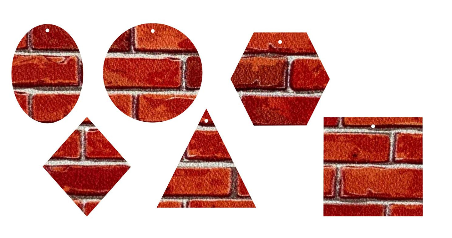 Red Brick- Printed Pattern Designs (Sets)