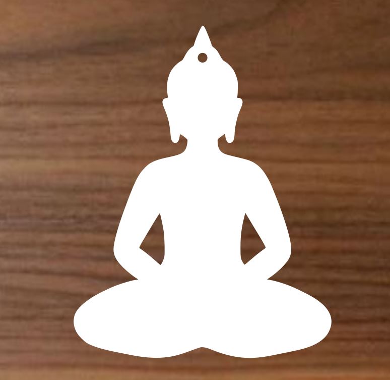 Sitting Buddha- Sublimation Earring Blanks