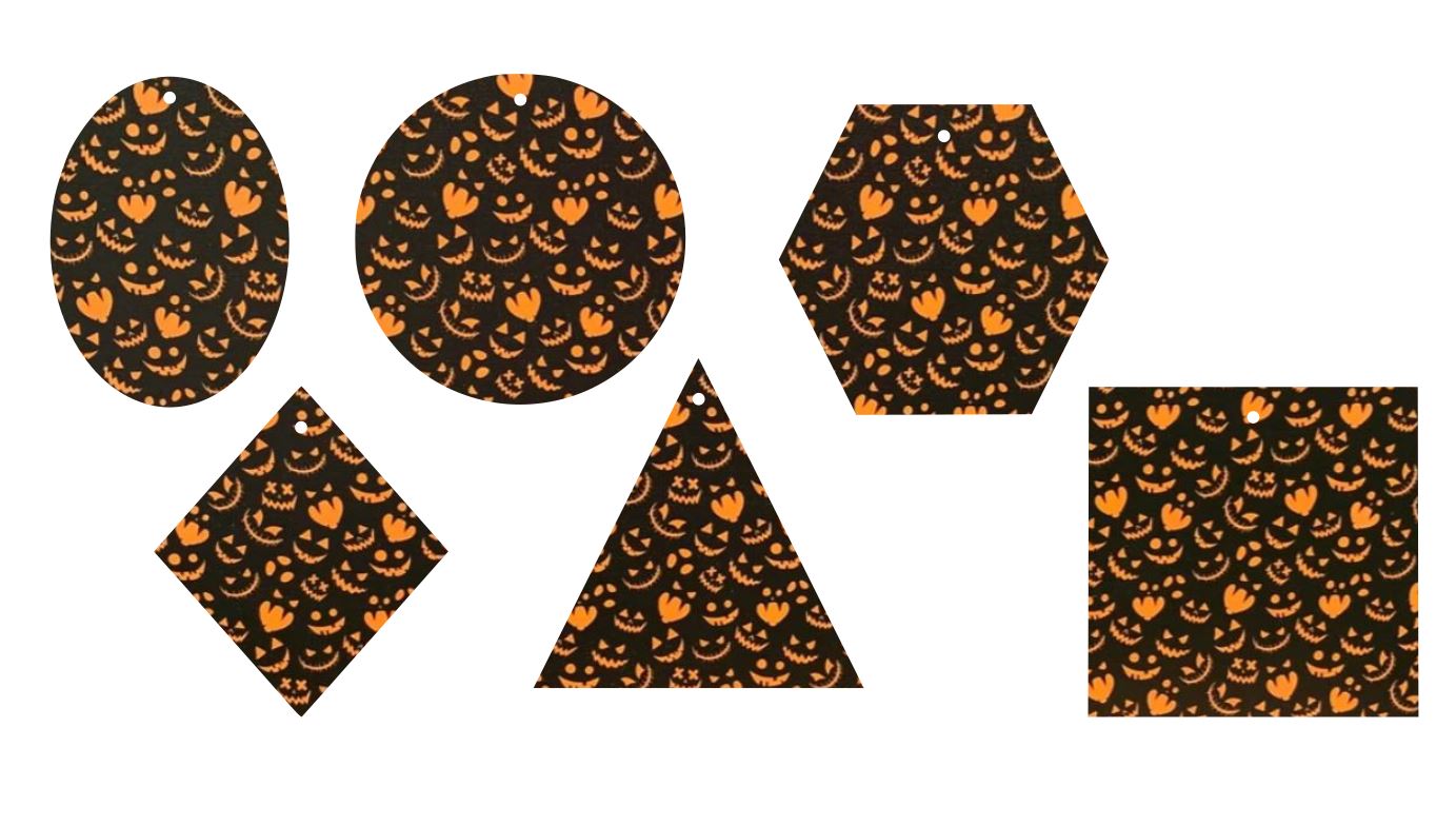 Spooky Faces- Printed Pattern Designs (Sets)