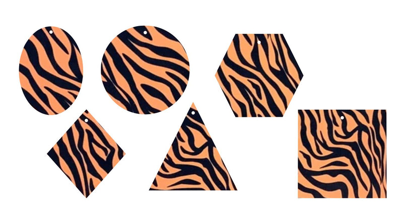 Tiger- Printed Pattern Designs (Sets)