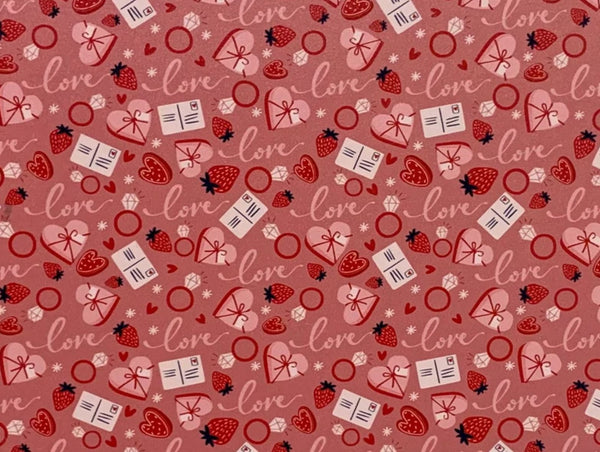 Valentine Letters- Printed Pattern Designs (Sets)