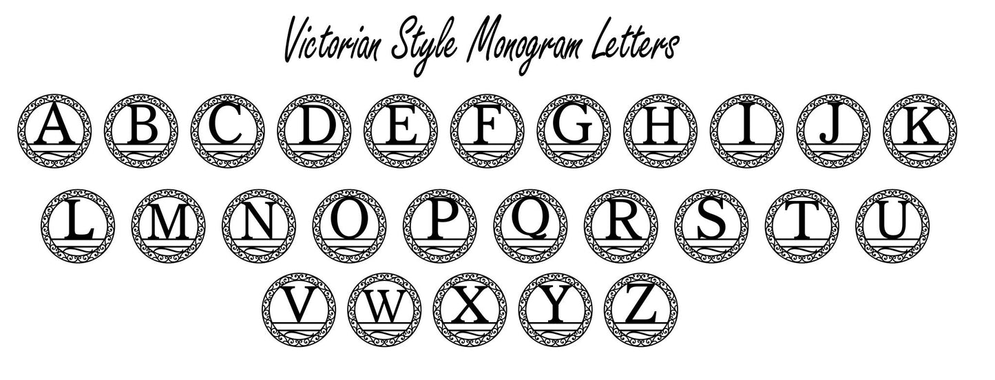 Acrylic Custom Monogram Door Signs