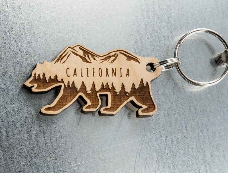 Custom Wood Keychains- (Logos, Solid Shapes, Names, Etc)