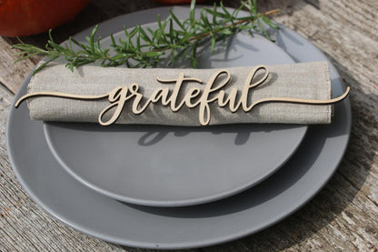 Wood Name/Word Place Cards