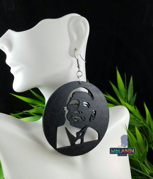 Barack Obama Wooden Earrings BULK BUY 8 PAIRS!