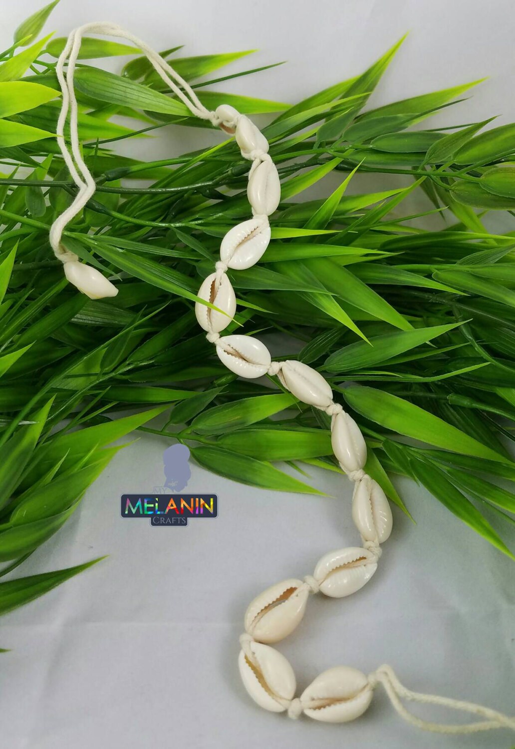 Beige Rope Cowrie Shell- Handmade Choker- BULK BUY - 4 PIECES!