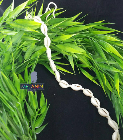 Beige Rope Cowrie Shell- Handmade Choker- BULK BUY - 4 PIECES!